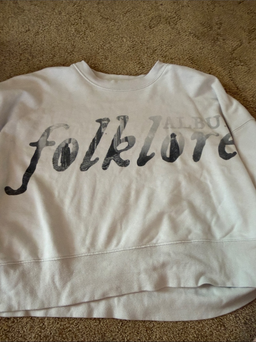 Taylor Swift Folklore Graphic Sweatshirt